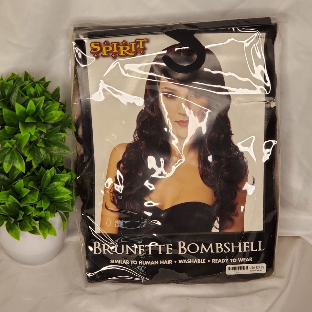 ☆☆ Sexy Brunette Bombshell Long Hair Wig One Size